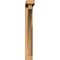 Ekena Millwork Thorton Block Smooth Bracket w/ Offset Brace, Western Red Cedar, 3 1/2"W x 22"D x 26"H BKT0402X22X26THR05SWR - alternate 4